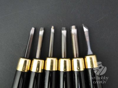 Instrumente pentru linogravura set/6buc