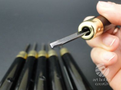 Instrumente pentru linogravura set/6buc