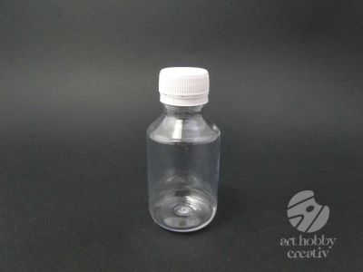 Flacon PET transparent cilindric - 100ml