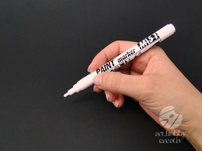 Marker acrilic DECO alb