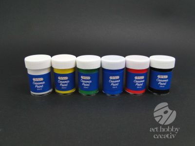 Vopsea ceramica set/6buc