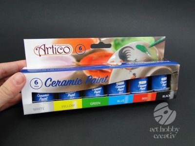 Vopsea ceramica set/6buc