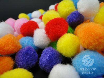 Pompoane multicolor set/250buc