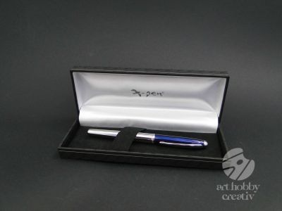 Stilou X-Pen albastru cu argint