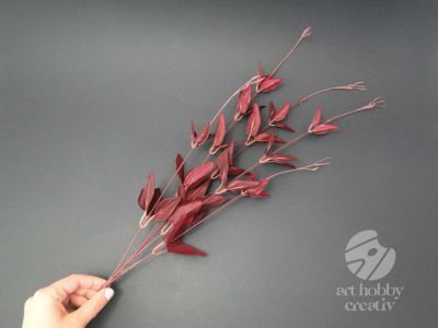 Creanga artificiala cu frunze bordo - 70cm