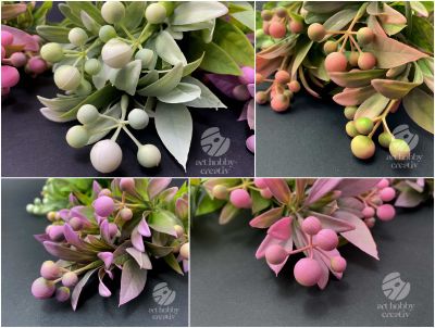 Creanga artificiala cu bobite colorate 35cm