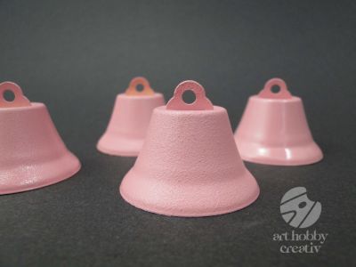 Clopotel roz 4cm - set/4buc