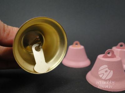 Clopotel roz 4cm - set/4buc