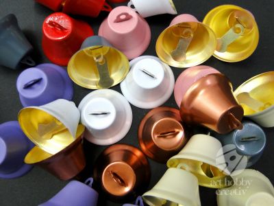 Clopotel auriu 2cm - set/5buc