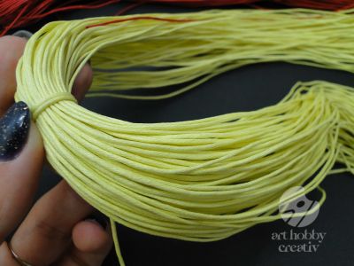 Sfoara bumbac cerata - dif.nuante 1mm/65m