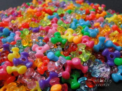 Margele plastic 10mm/65gr