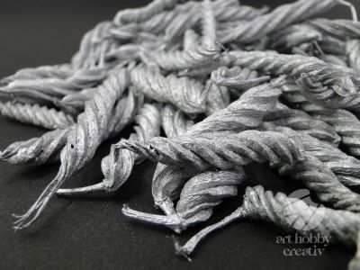 Planta uscata tip fusilli - auriu/argintiu pach/50gr