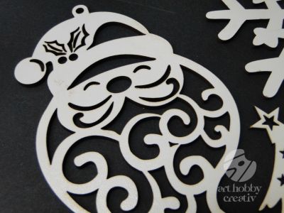 Ornament din lemn - dif. modele 13cm