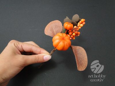 Crenguta decor de toamna 17cm