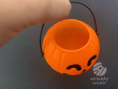 Galeata plastic forma dovleac 5,5cm