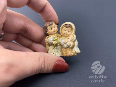 Figurina mini - Familia sfanta 3,5cm mod.1
