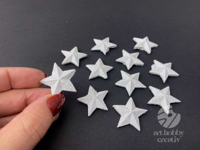Figurine mini - stelute gliterate set/10buc