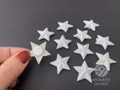 Figurine mini - stelute gliterate set/10buc