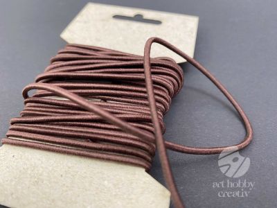 Snur elastic rotund maro 2mm/5m