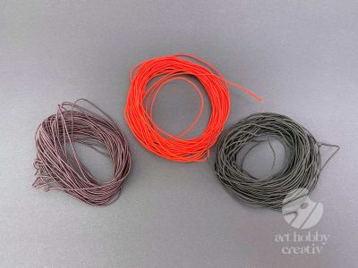 Snur elastic rotund 1mm/8m - diferite culori