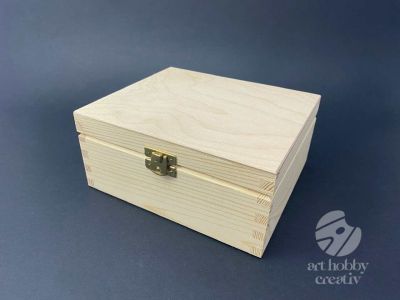 Cutie lemn cu 4 compartimente 18cm