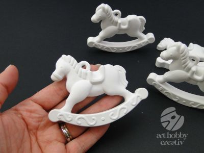 Calut balansoar din ipsos 9,5cm - set/4buc
