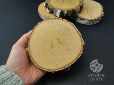 Felie lemn mesteacan rotunda - diferite marimi - 10/12/14 cm