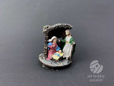 Figurina din polirasina - Familia sfanta 6,5cm