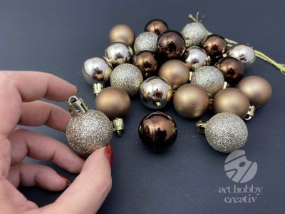 Globulete mini - bronz set/24buc