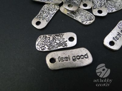 Charm argintiu - Feel Good 3cm - set/13buc