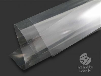 Folie plastic transparent cristal 50x70cm/ 0,7mm