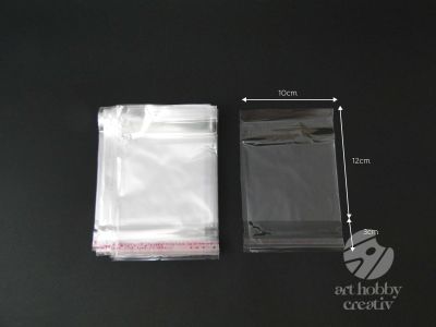 Pungulite plastic transparente 10x12cm set/100buc
