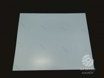 Folie PVC AXPET, transparent cristal 51x75 cm/ 1mm