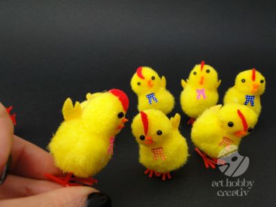 Puisori galbeni - 4,5cm - set/8buc