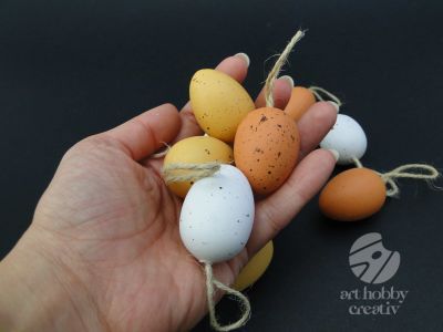 Oua decor - multicolor 4,5cm set/12buc