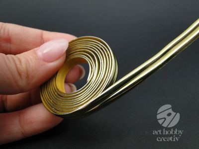 Banda plumb - auriu - 3mmx2m
