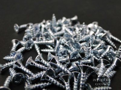 Surub mini argintiu 10mm - set/100buc