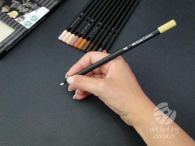 Creioane colorate - Black Edition - Skin tones set/12buc 