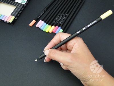Creioane colorate - Black Edition - Neon & Pastel set/12buc