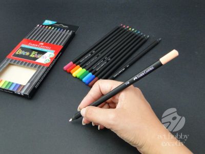 Creioane colorate - Black Edition - set/12buc