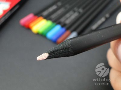 Creioane colorate - Black Edition - set/12buc