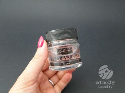 Lac transparent lucios pe baza de diluant - 50ml