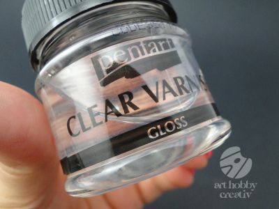 Lac transparent lucios pe baza de diluant - 50ml