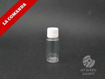 Flacon PET transparent cilindric - 20ml - LA COMANDA