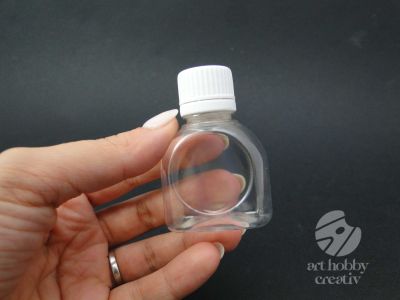 Flacon PET transparent plat - 30ml - LA COMANDA
