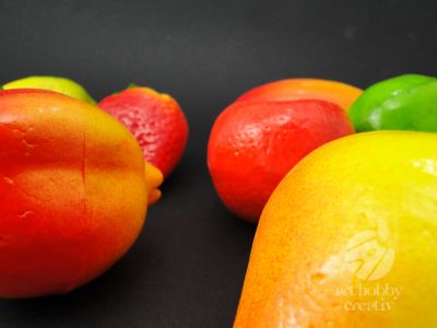Diferite fructe artificiale set/10buc