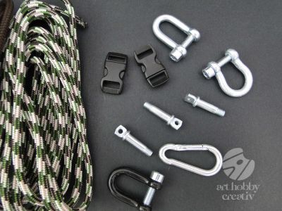 Paracord set nuante - ARMY 