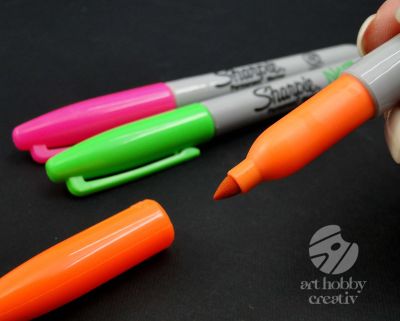 Marker permanent neon - Sharpie