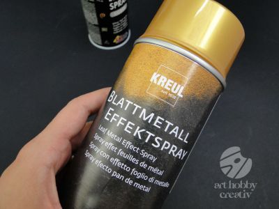 Spray acrilic cu efect de foita de aur 