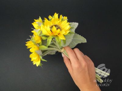 Legatura artificiala cu floarea soarelui